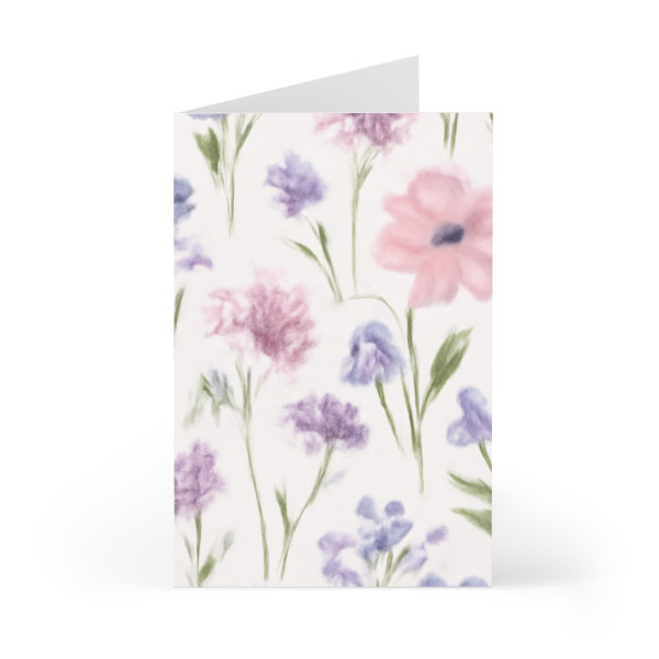 Charming Meadow Bliss - Greeting Cards (7 pcs)