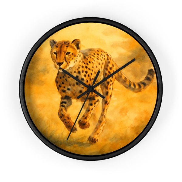 Hunting Grace of the Cheetah - Wall Clock