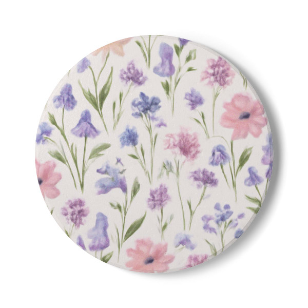Charming Meadow Bliss - Ceramic Coaster