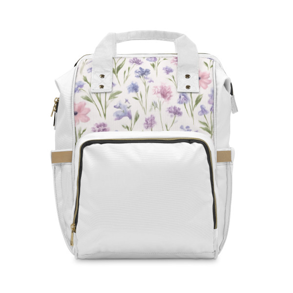 Charming Meadow Bliss - Multifunctional Diaper Backpack