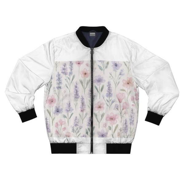 Charming Meadow Bliss - Men's Bomber Jacket (AOP)