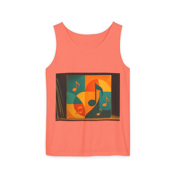 Timeless Vinyl Vibes - Unisex Garment-Dyed Tank Top