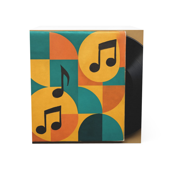 Timeless Vinyl Vibes - Note Cube