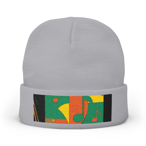 Timeless Vinyl Vibes - Knit Beanie (Embroidery)