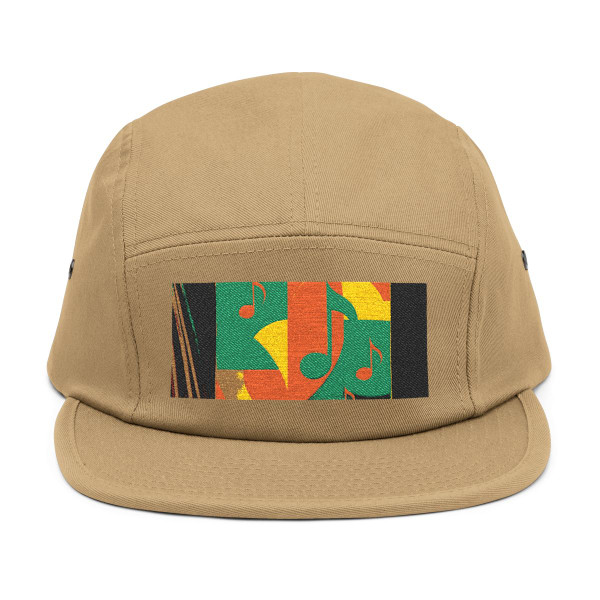 Timeless Vinyl Vibes - 5 Panel Cap (Embroidery)