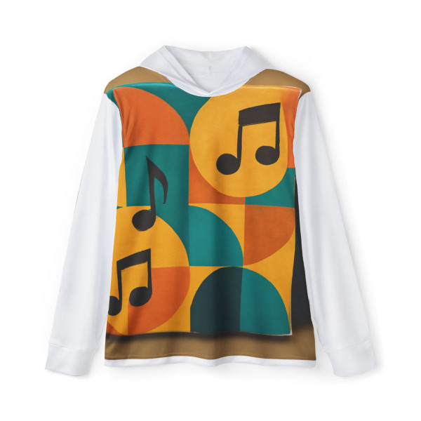 Timeless Vinyl Vibes - Men's Sports Warmup Hoodie (AOP)