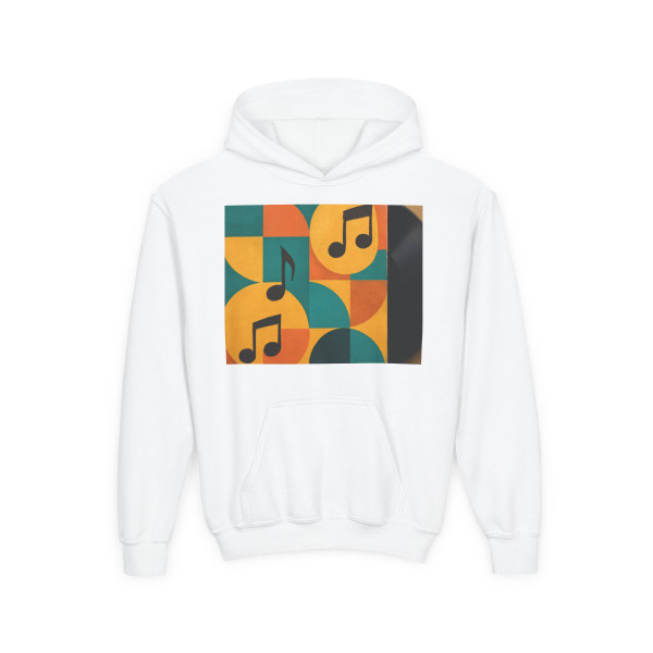Timeless Vinyl Vibes - Youth Heavy Blend Hooded Sweatshirt