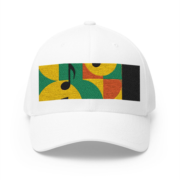 Timeless Vinyl Vibes - Closed-Back Structured Cap (Embroidery)