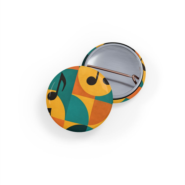 Timeless Vinyl Vibes - Round Pins
