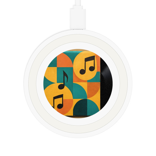 Timeless Vinyl Vibes - Quake Wireless Charging Pad