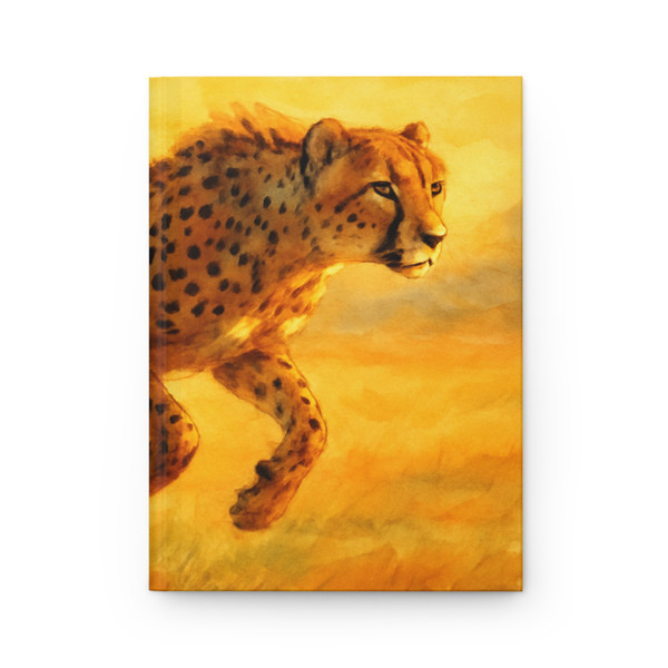 Hunting Grace of the Cheetah - Hardcover Journal Matte