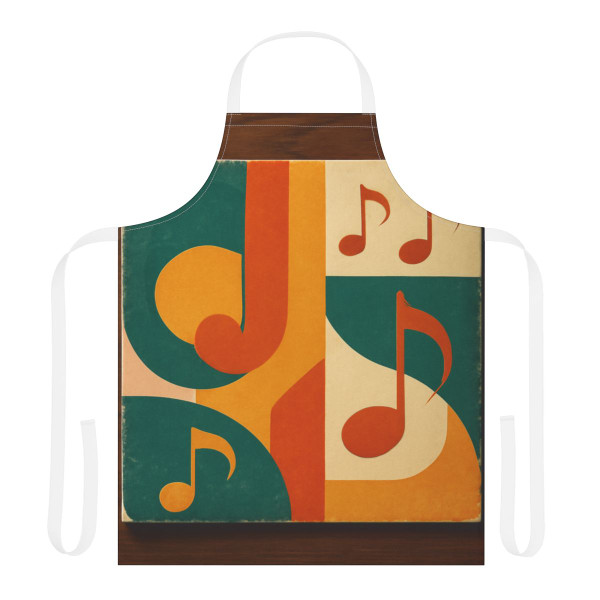Timeless Vinyl Vibes - Apron, 5-Color Straps (AOP)