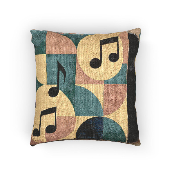 Timeless Vinyl Vibes - Woven Pillow