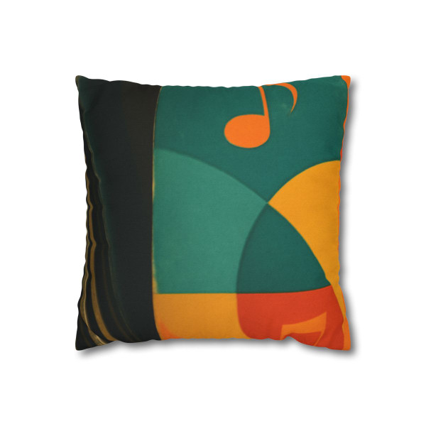 Timeless Vinyl Vibes - Spun Polyester Square Pillowcase