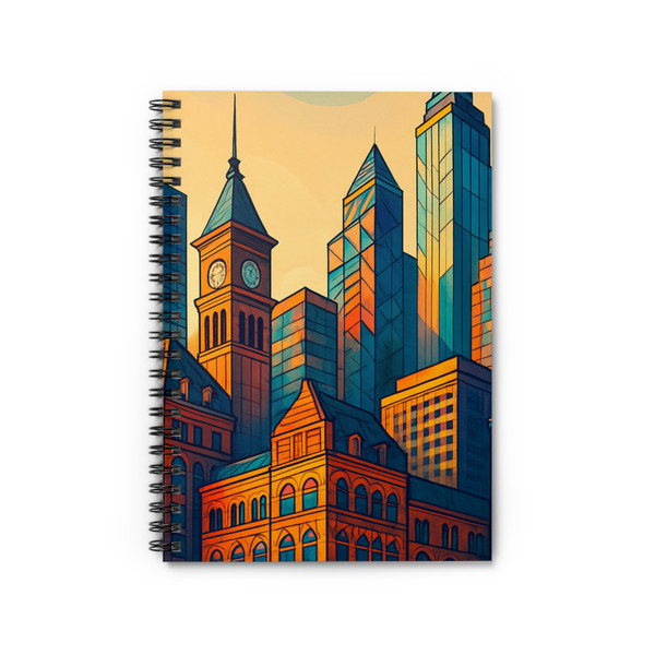 Urban Mosaic - Spiral Notebook - Ruled Line