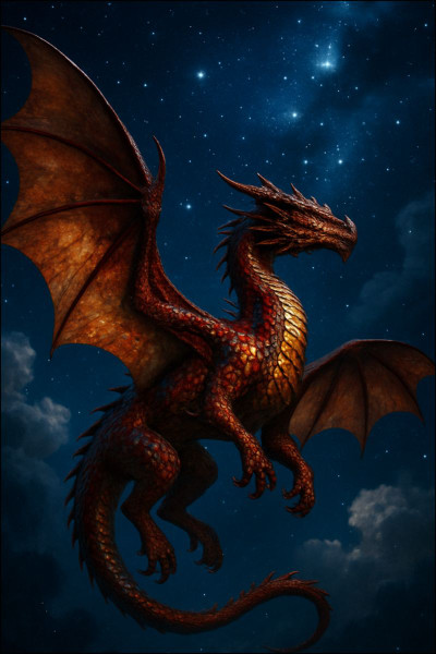 Celestial Fire Drake - Temporary Tattoos