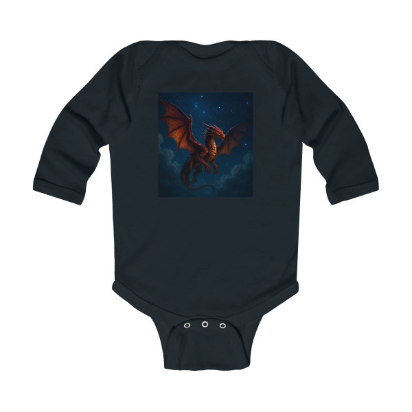 Celestial Fire Drake - Infant Long Sleeve Bodysuit