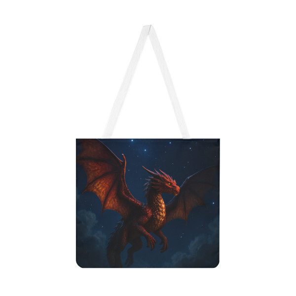 Celestial Fire Drake - Shoulder Tote Bag (AOP)