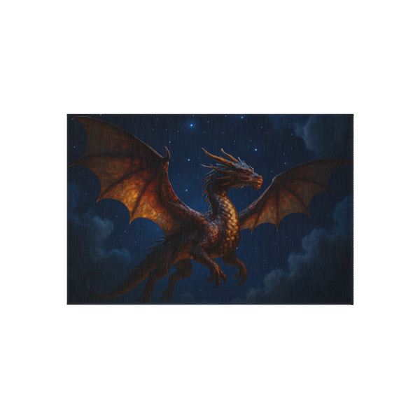 Celestial Fire Drake - Outdoor Rug