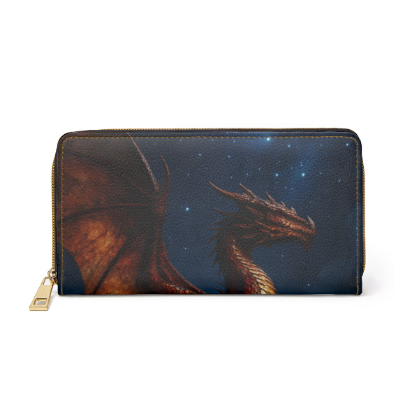 Celestial Fire Drake - Zipper Wallet