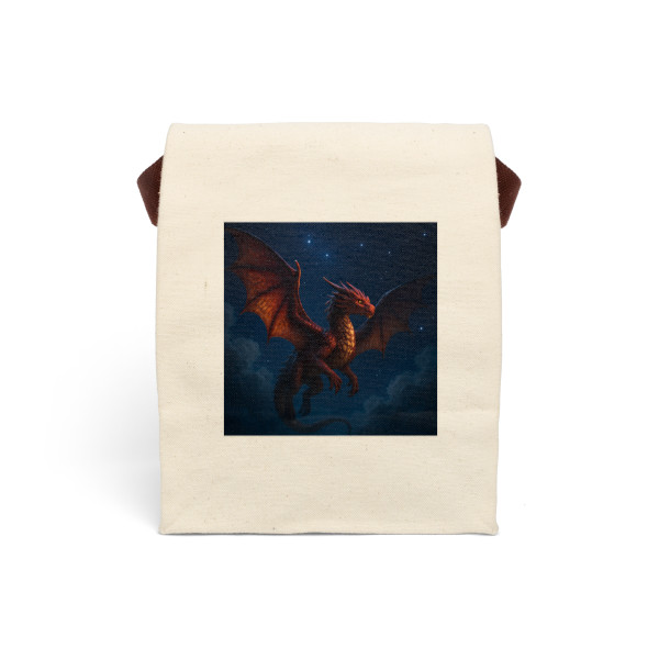 Celestial Fire Drake - Canvas Lunch Bag With Strap