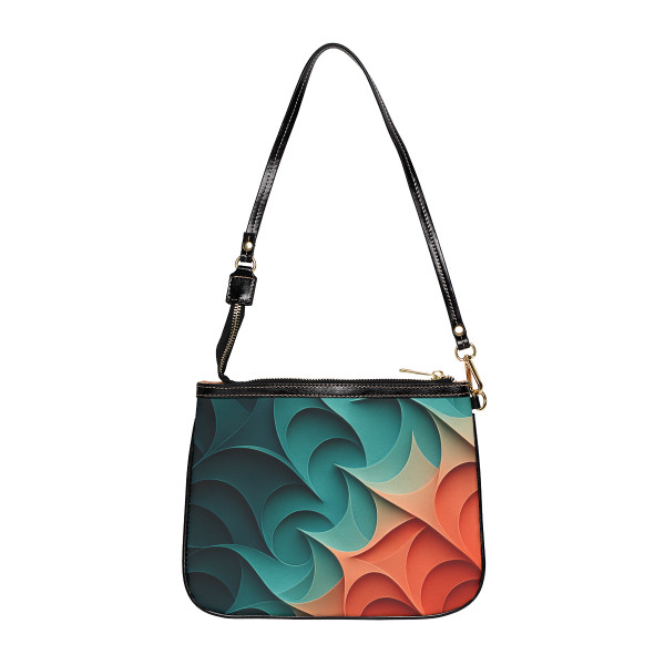 Fractal Harmony Waves - Small Shoulder Bag