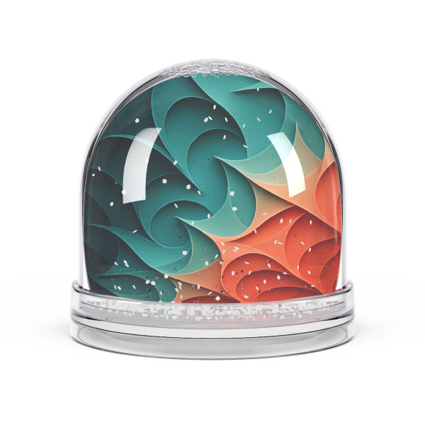 Fractal Harmony Waves - Snow Globe