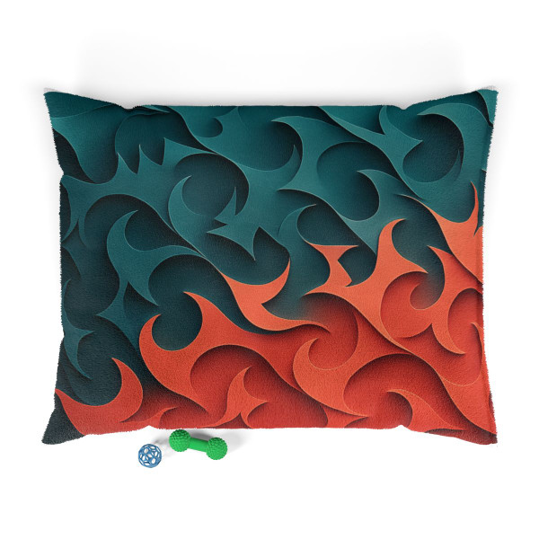 Fractal Harmony Waves - Pet Bed