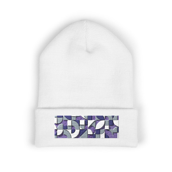 Geometric Flow - Classic Cuffed Beanie (Embroidery)