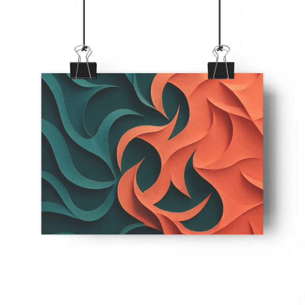 Fractal Harmony Waves - Giclée Art Print 