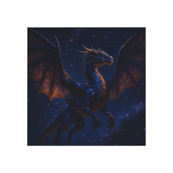 Celestial Flame Draconis - Square Magnet