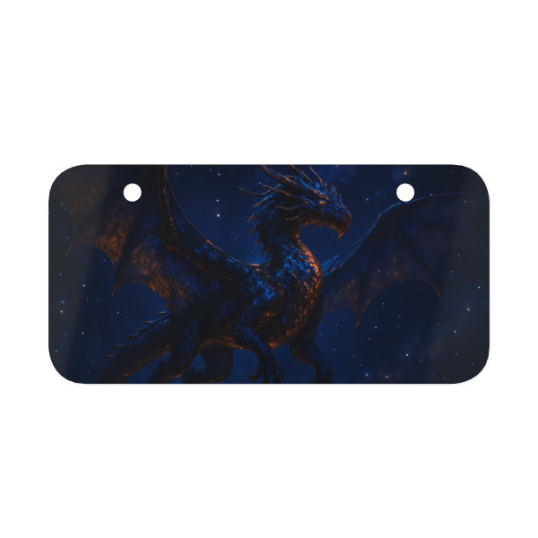 Celestial Flame Draconis - Mini License Plate