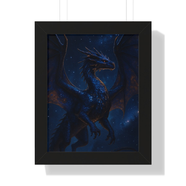 Celestial Flame Draconis - Framed Vertical Poster