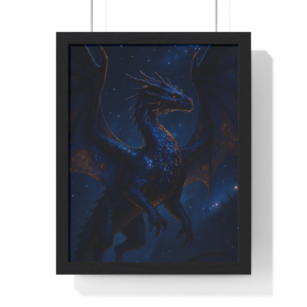 Celestial Flame Draconis - Vertical Framed Poster