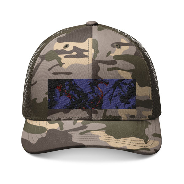 Celestial Flame Draconis - Camouflage Trucker Hat (Embroidery)