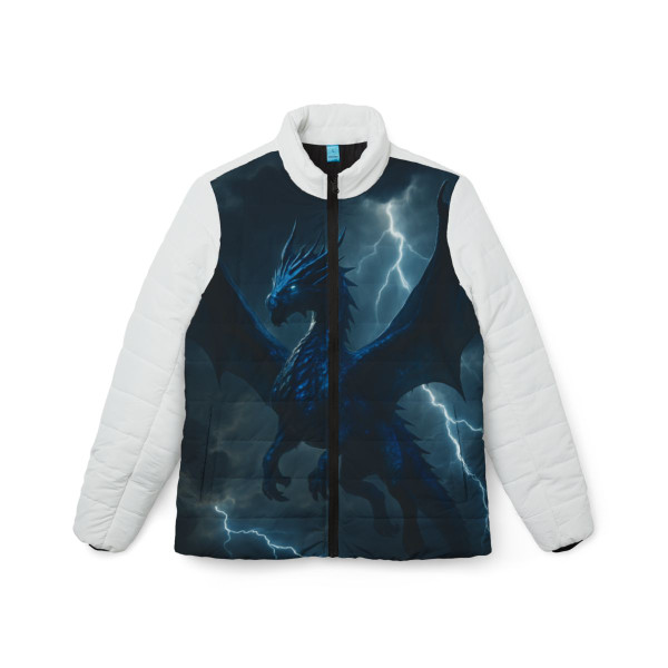 Celestial Storm Dragon - Women’s Puffer Jacket (AOP)