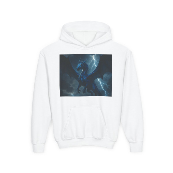 Celestial Storm Dragon - Youth Heavy Blend Hooded Sweatshirt