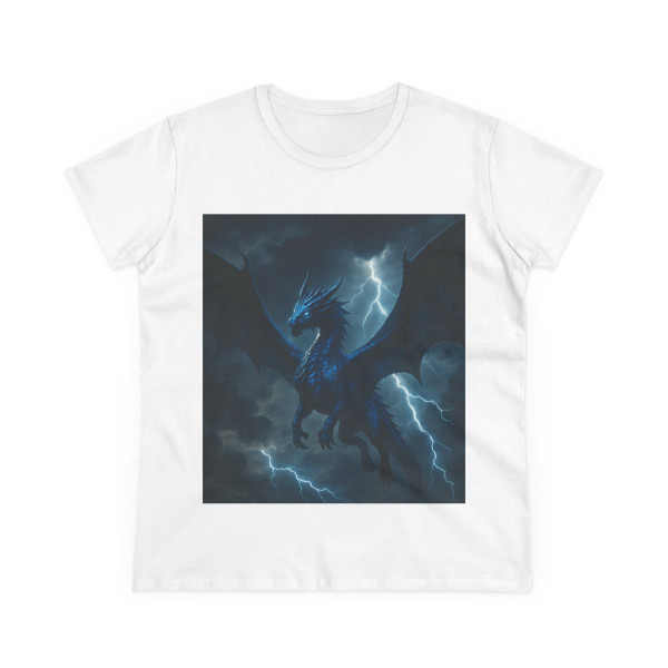 Celestial Storm Dragon - Women's Midweight Cotton Tee
