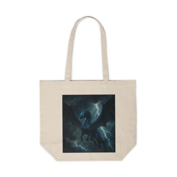 Celestial Storm Dragon - Canvas Shopping Tote