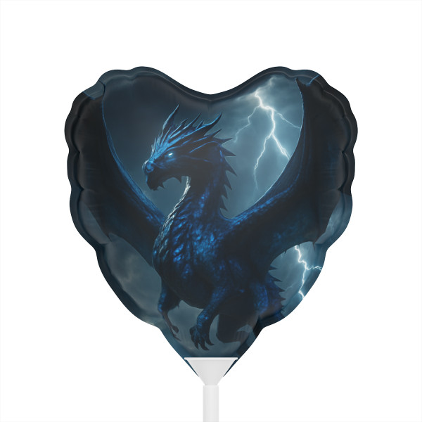 Celestial Storm Dragon - Balloons (Round and Heart-shaped), 6"