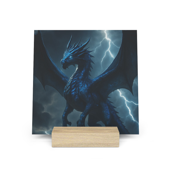 Celestial Storm Dragon - Gallery Board with Stand