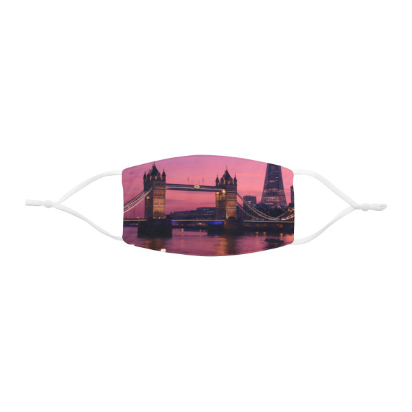 London Twilight Reflections - Snug-Fit Polyester Face Mask London Twilight Reflections - Snug-Fit Polyester Face Mask