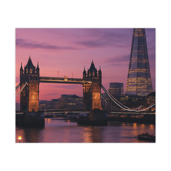 London Twilight Reflections - Matte Posters