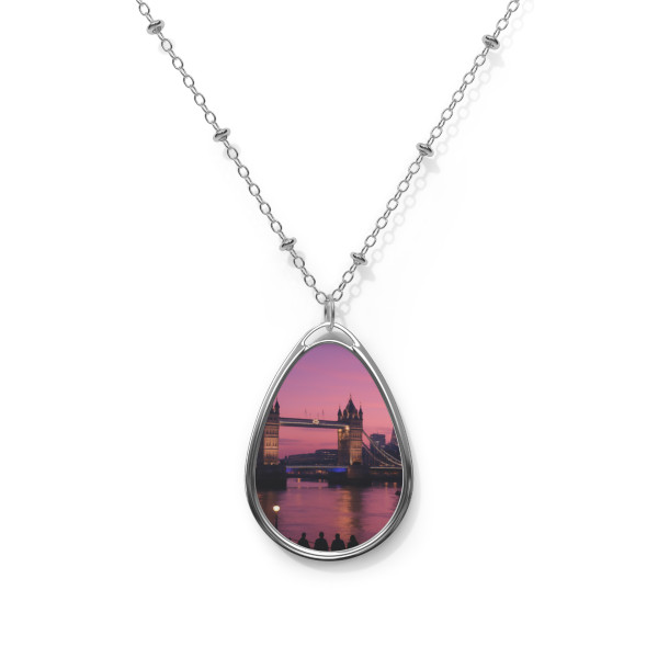 London Twilight Reflections - Oval Necklace