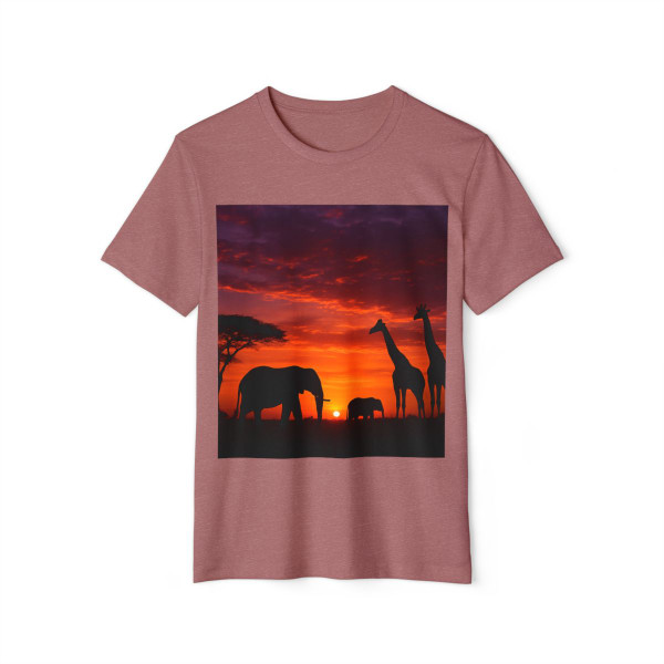 Savanna Majesty - Unisex Recycled Organic T-Shirt