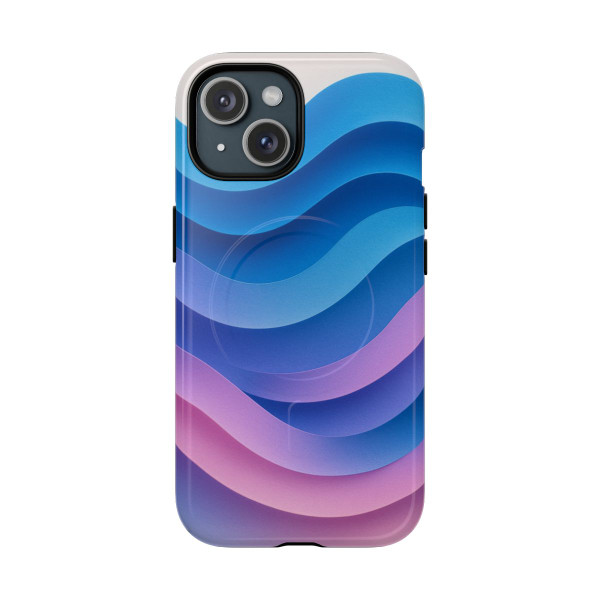 Fluid Color Waves - Tough Magnetic Cases