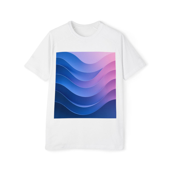 Fluid Color Waves - Men's Raglan T-Shirt