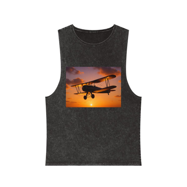 Skyward Dreams - Unisex Stonewash Tank Top