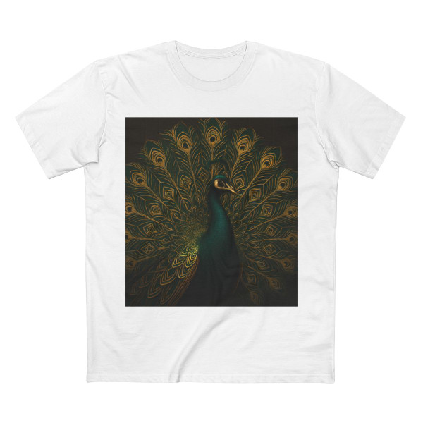 Gilded Peacock Elegance - Adult Staple Tee