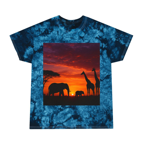 Savanna Majesty - Tie-Dye Tee, Crystal